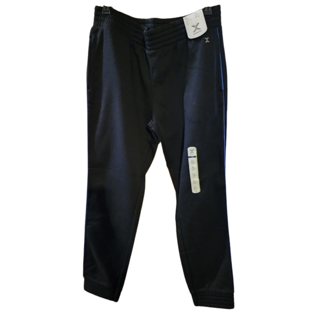 XERSION NWT Boy's XL Quick-Dri Black Fleece Lined Joggers‎